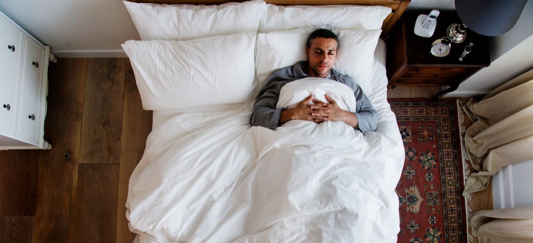 sleeping position for peripheral artery disease