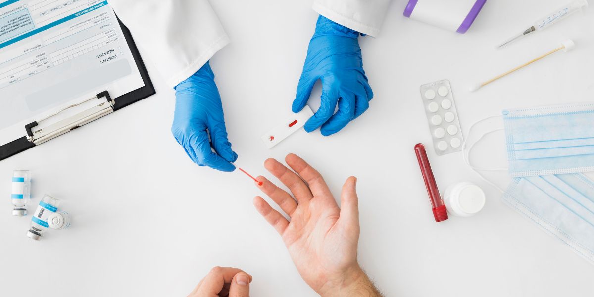 blood test done for PAD