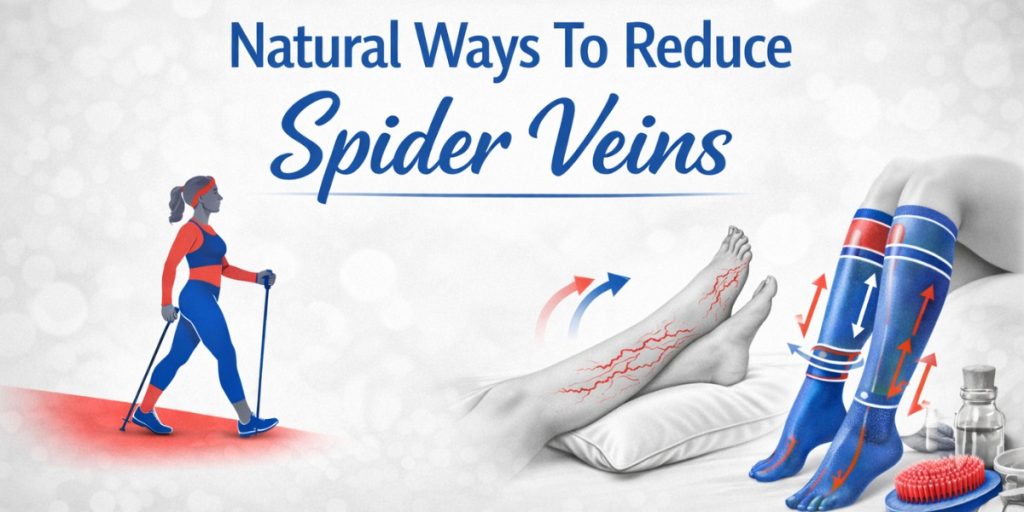 Natural Ways To Reduce Spider Veins