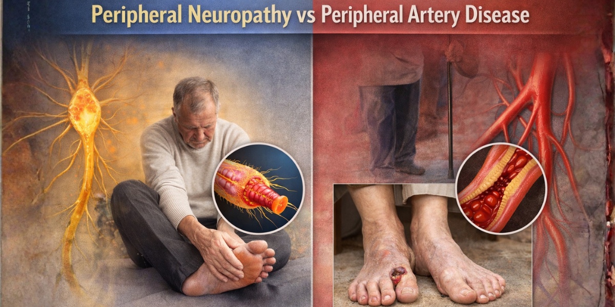 peripheral neuropathy vs peripheral artery disease