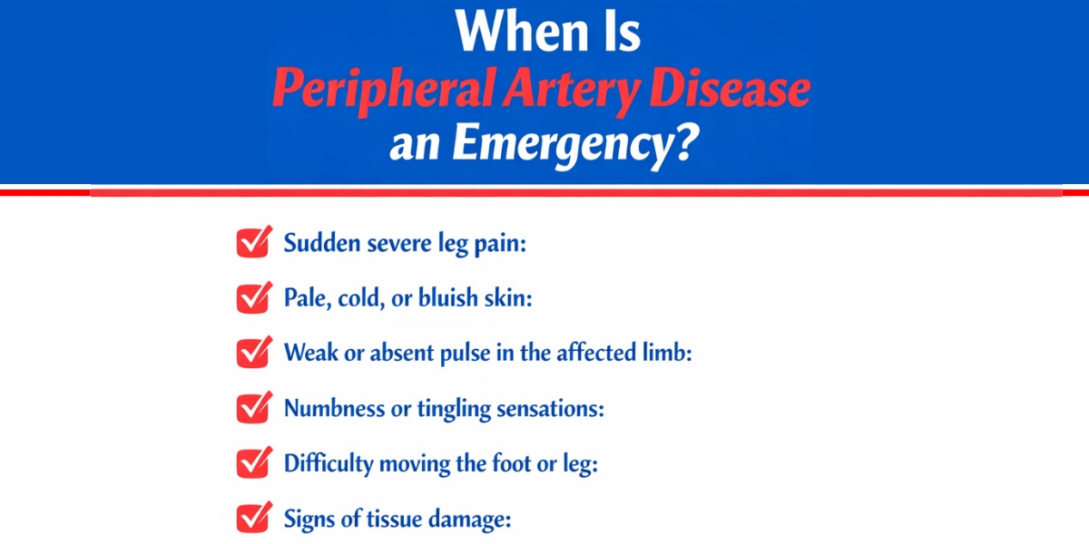 When Is Peripheral Artery Disease an Emergency