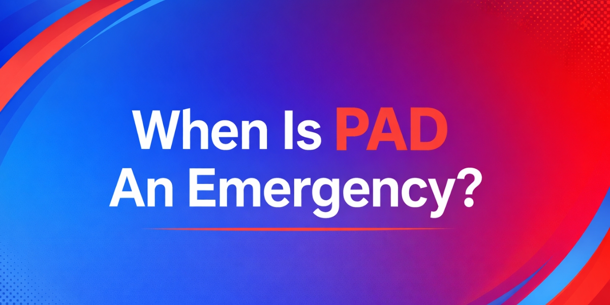 When does Peripheral Artery Disease become emergency